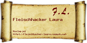 Fleischhacker Laura névjegykártya